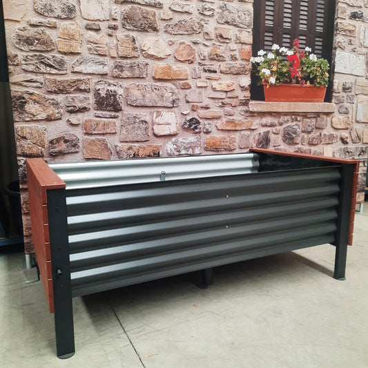 Mid-Height Artesian 8-Cell Eco Board Wicking Planter Box