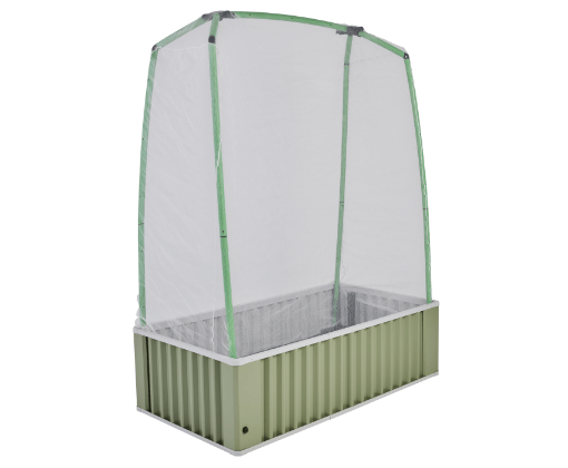 Australian-designed Flexi Garden Frame providing robust, durable support for eco-friendly planter boxes, ideal for sustainable gardening in courtyards, balconies, and outdoor spaces