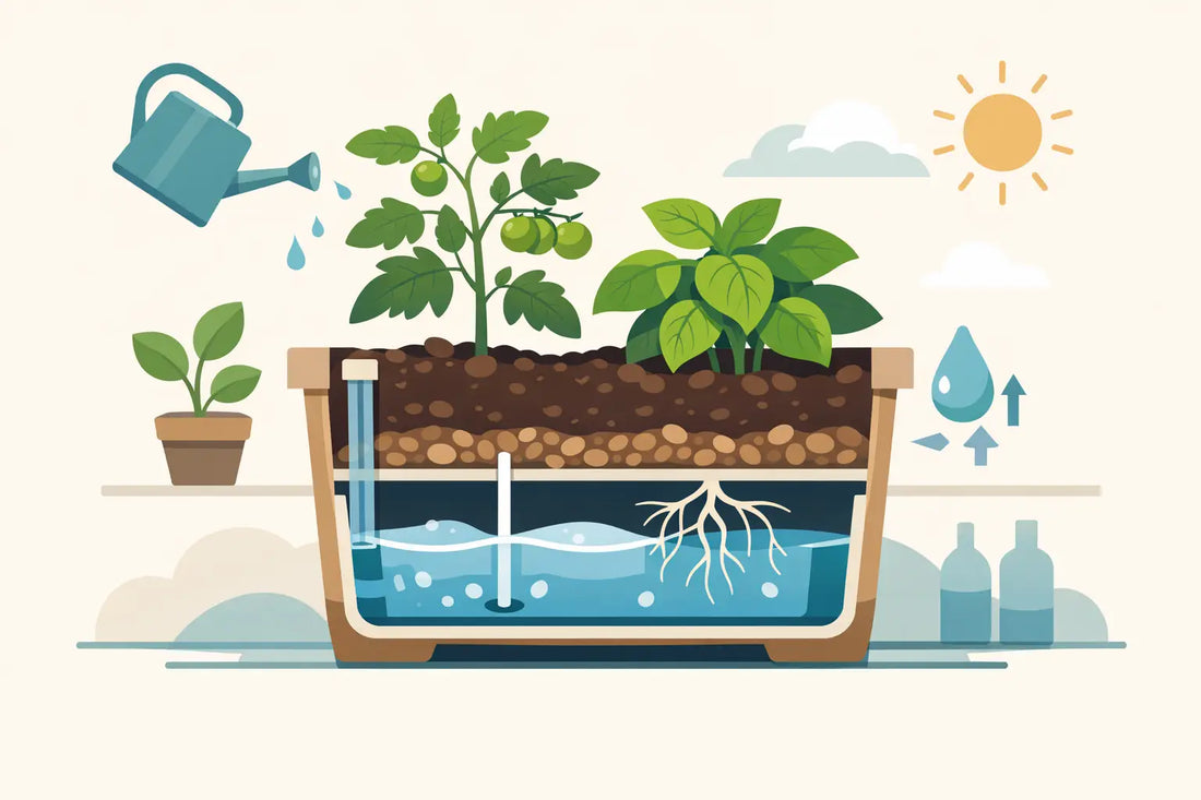 Build a DIY Self Watering Planter That Works