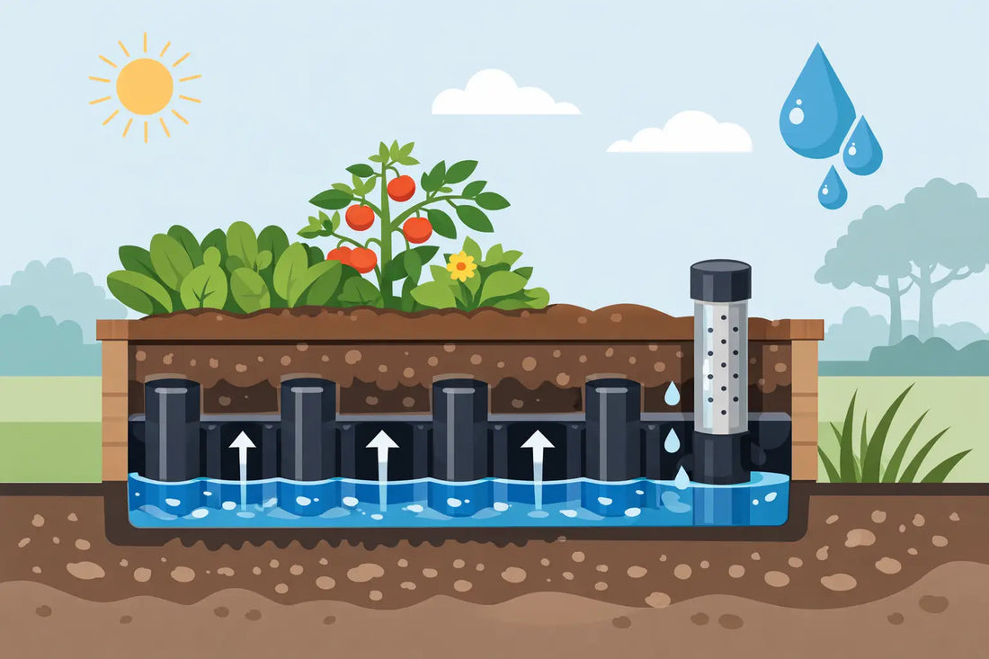 WaterUps Wicking Cells for Water-Wise Gardens