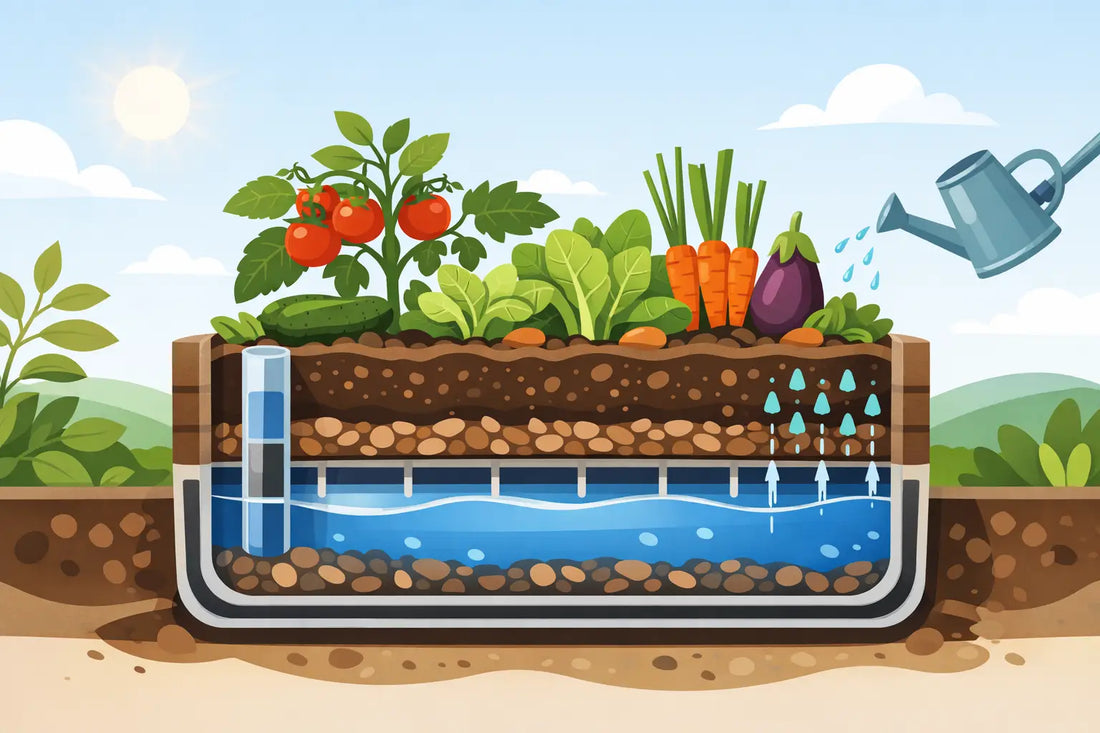 Wicking Bed Soil Mix for Healthier Vegies