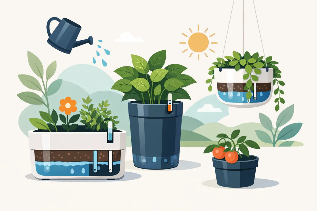 Self Watering Planters for Thriving Gardens