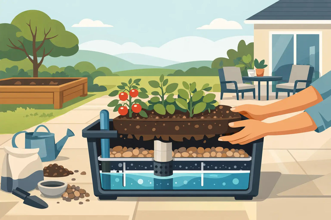How to Install a Wicking Planter at Home