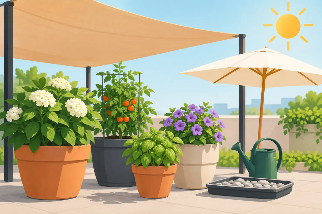 How to Protect Container Plants From Heat