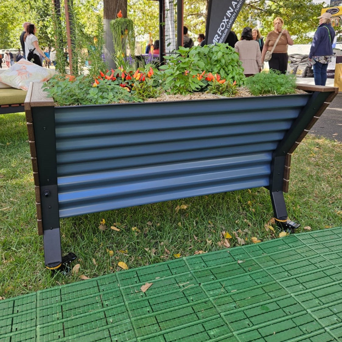 Incare 3-Cell Eco Board Wicking Planter Box